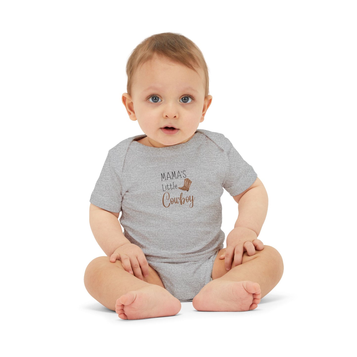 Mama's Little Cowboy Infant One-Piece Bodysuit
