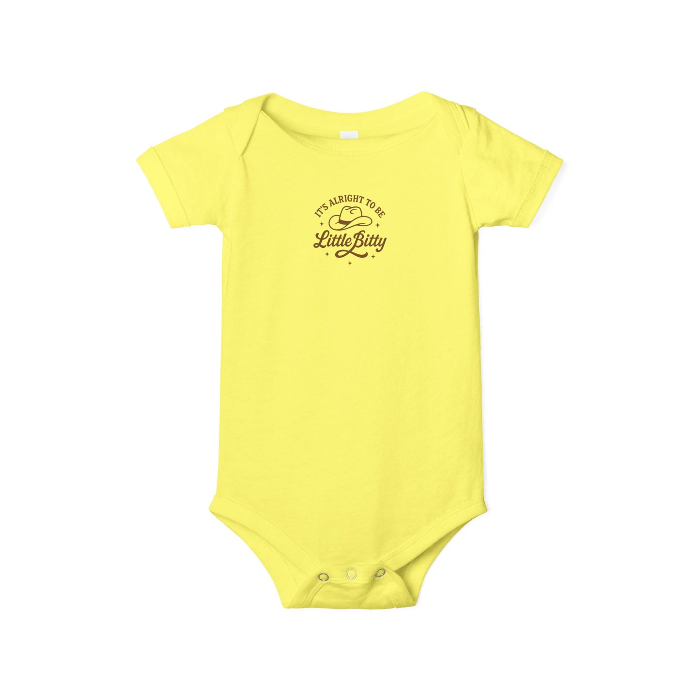 Infant Onesie - "I'm Meant To Be A Little Bitty" Cute Baby Bodysuit, Newborn Shower Gift