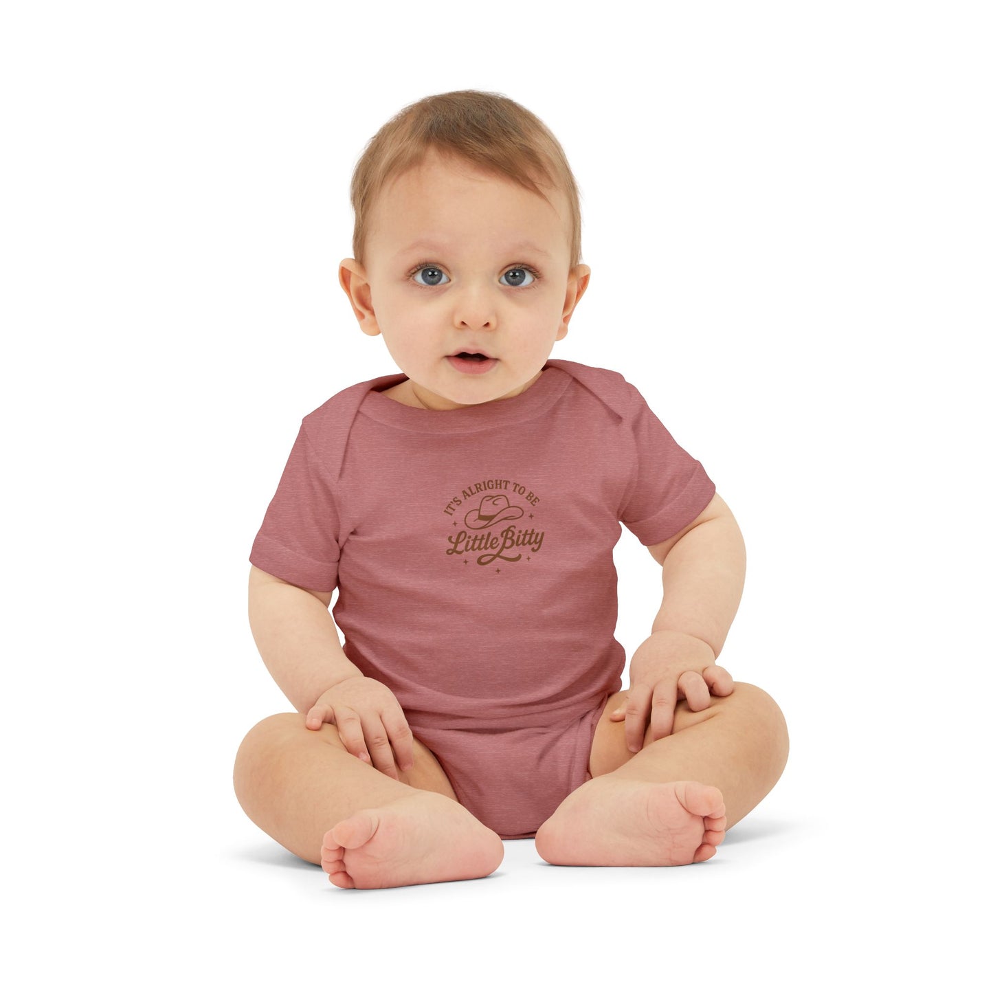 Infant Onesie - "I'm Meant To Be A Little Bitty" Cute Baby Bodysuit, Newborn Shower Gift