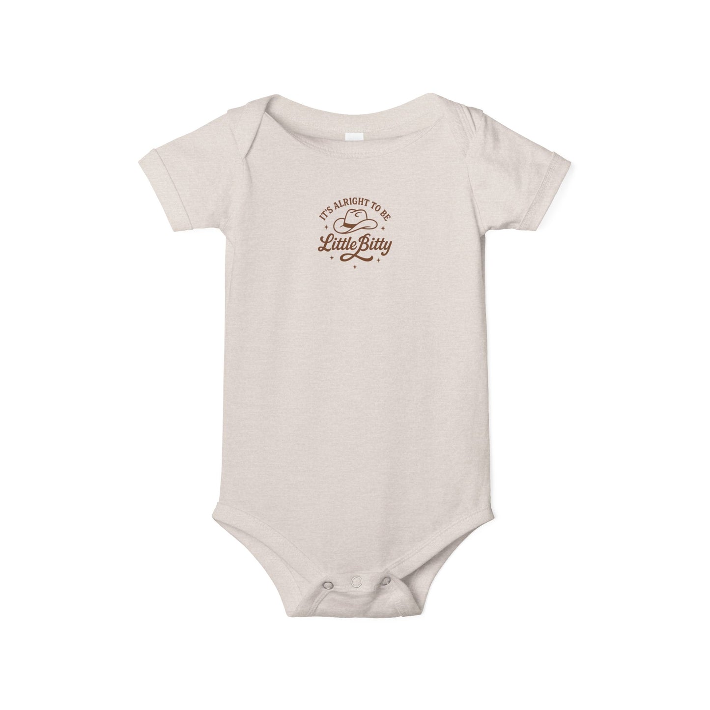 Infant Onesie - "I'm Meant To Be A Little Bitty" Cute Baby Bodysuit, Newborn Shower Gift
