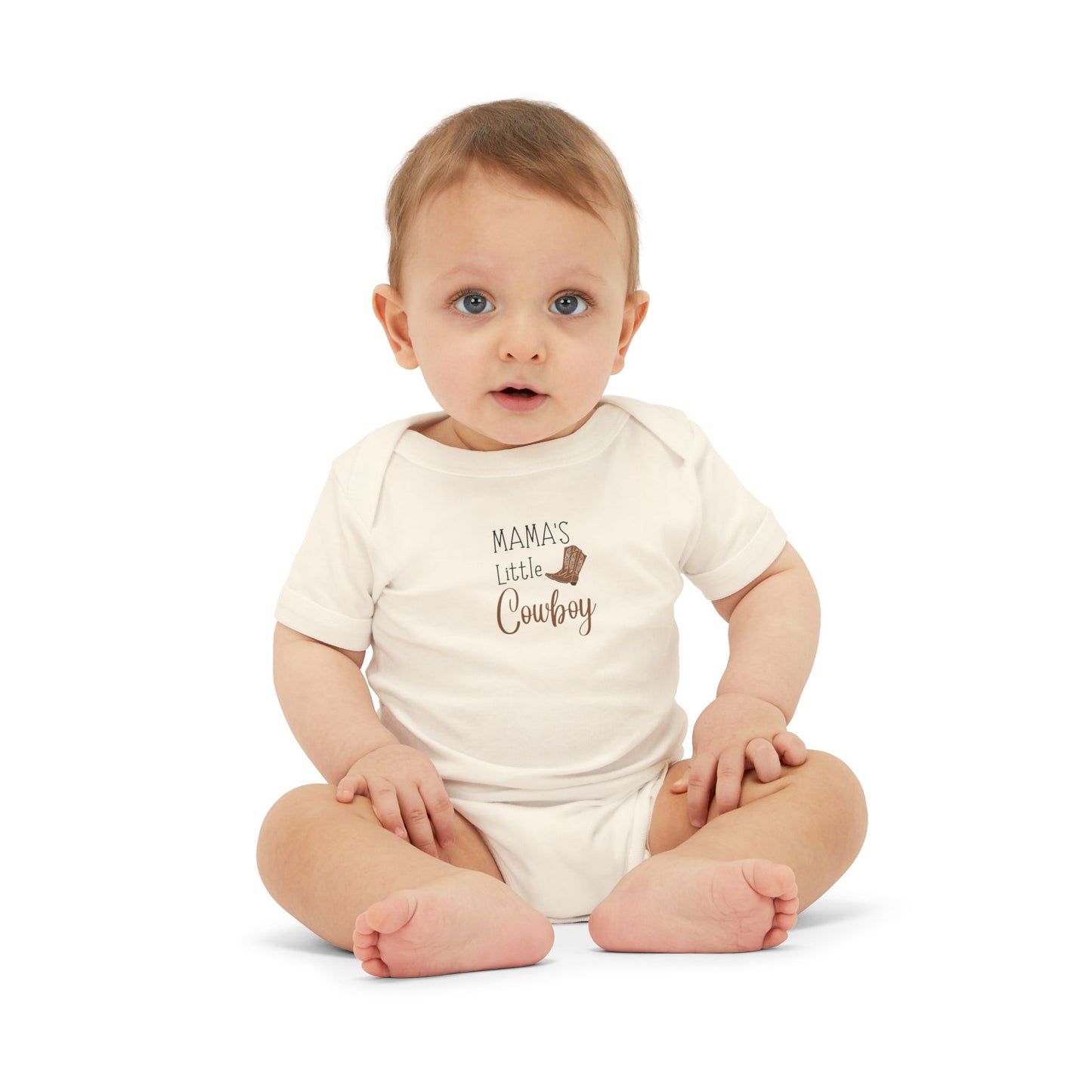 Mama's Little Cowboy Infant One-Piece Bodysuit
