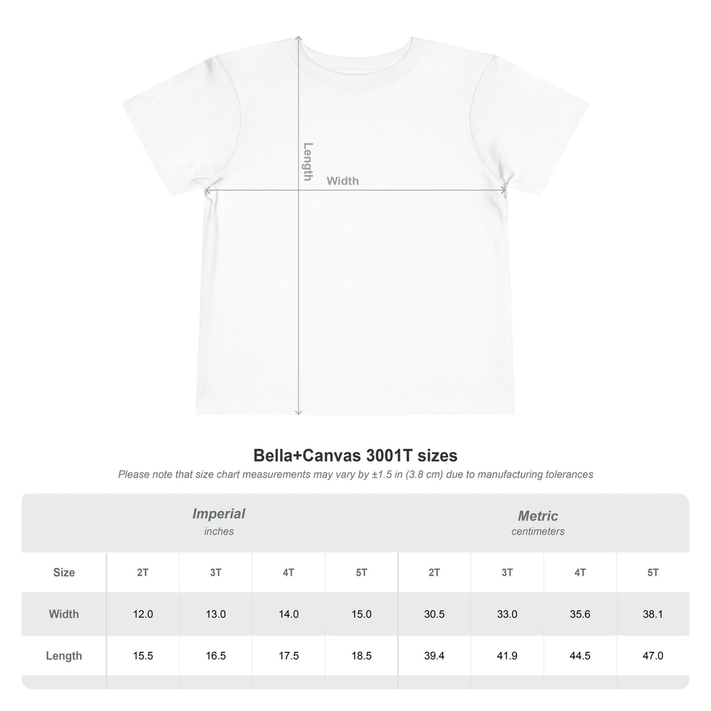Toddler Tee — "It's Alright to Be Little Bitty" Cowboy Graphic