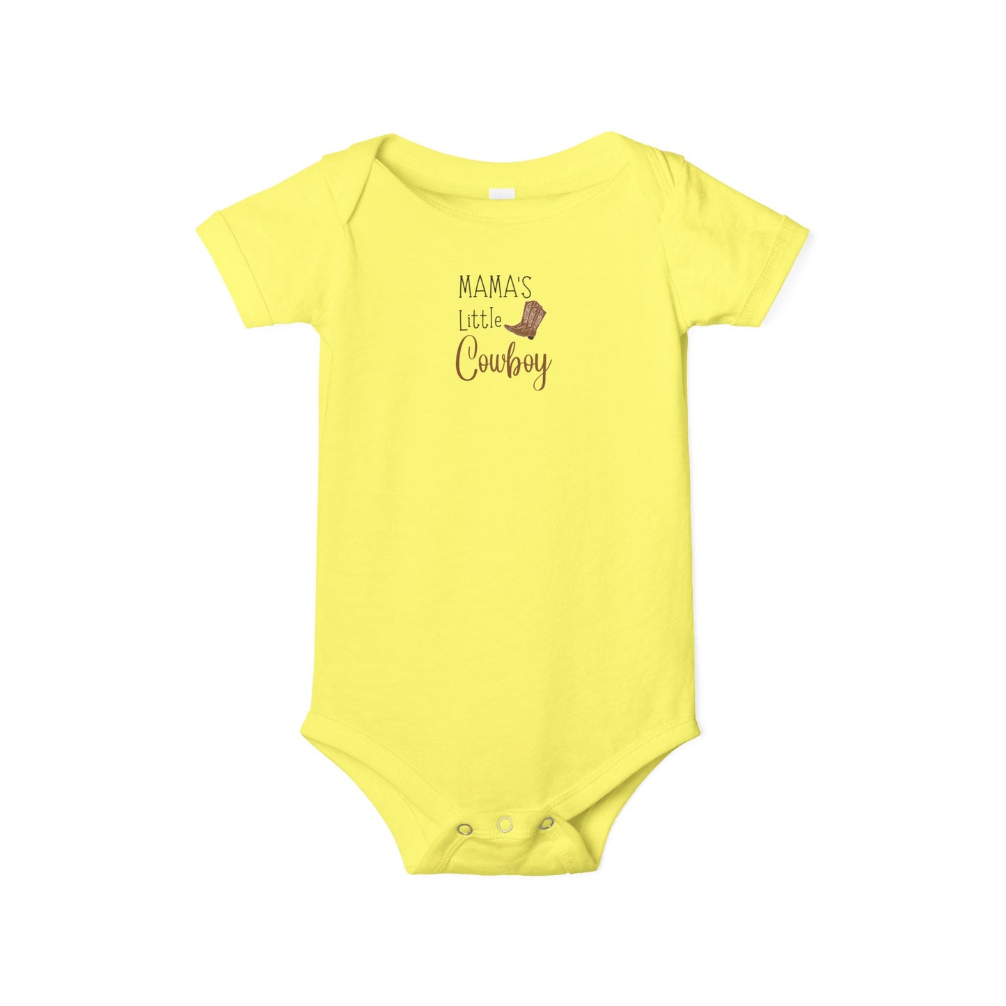Mama's Little Cowboy Infant One-Piece Bodysuit