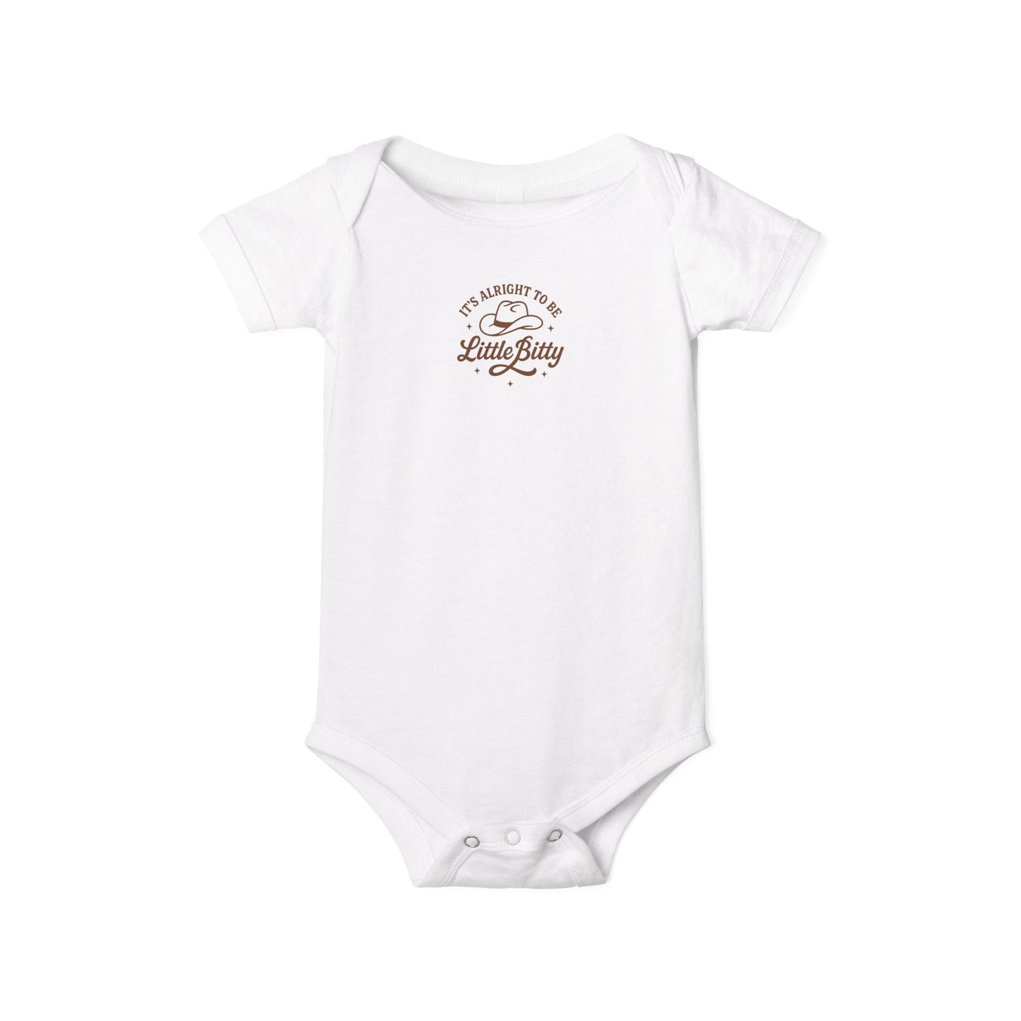 Infant Onesie - "I'm Meant To Be A Little Bitty" Cute Baby Bodysuit, Newborn Shower Gift