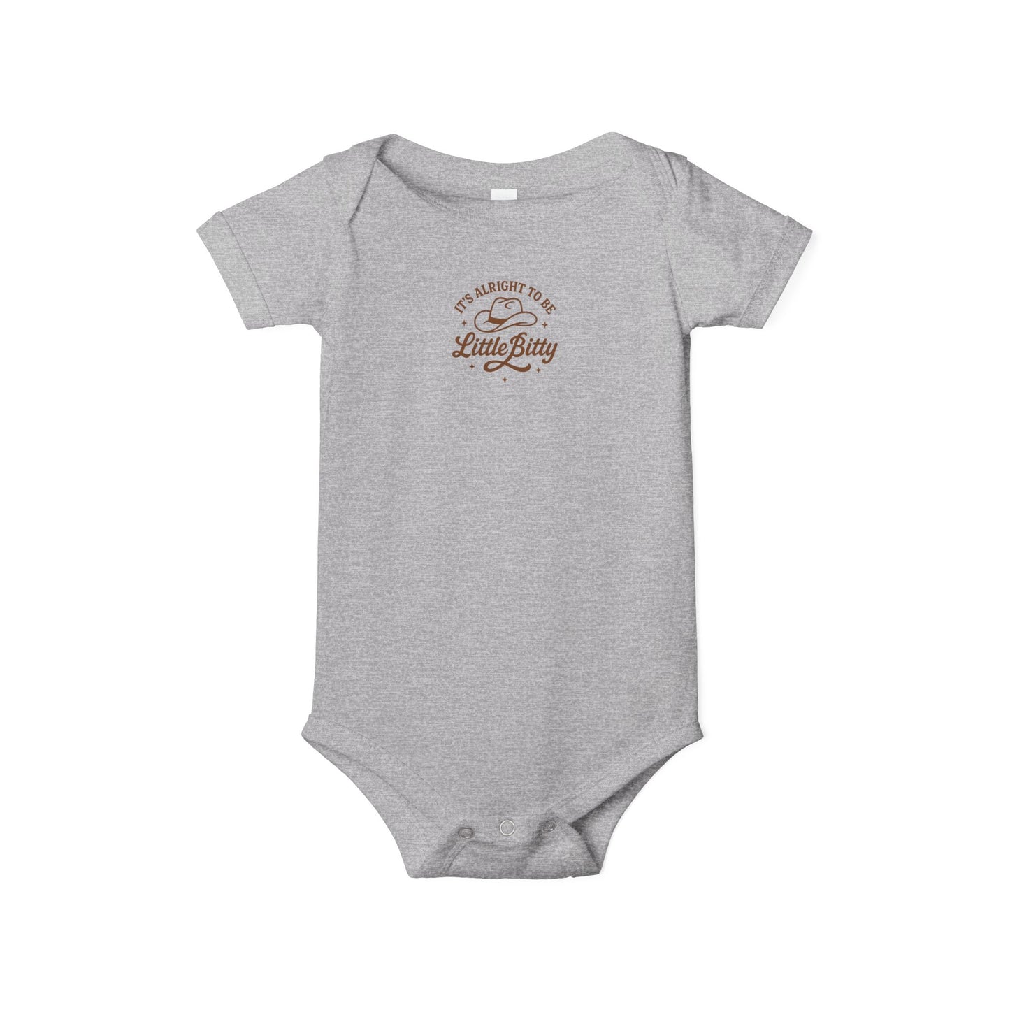 Infant Onesie - "I'm Meant To Be A Little Bitty" Cute Baby Bodysuit, Newborn Shower Gift