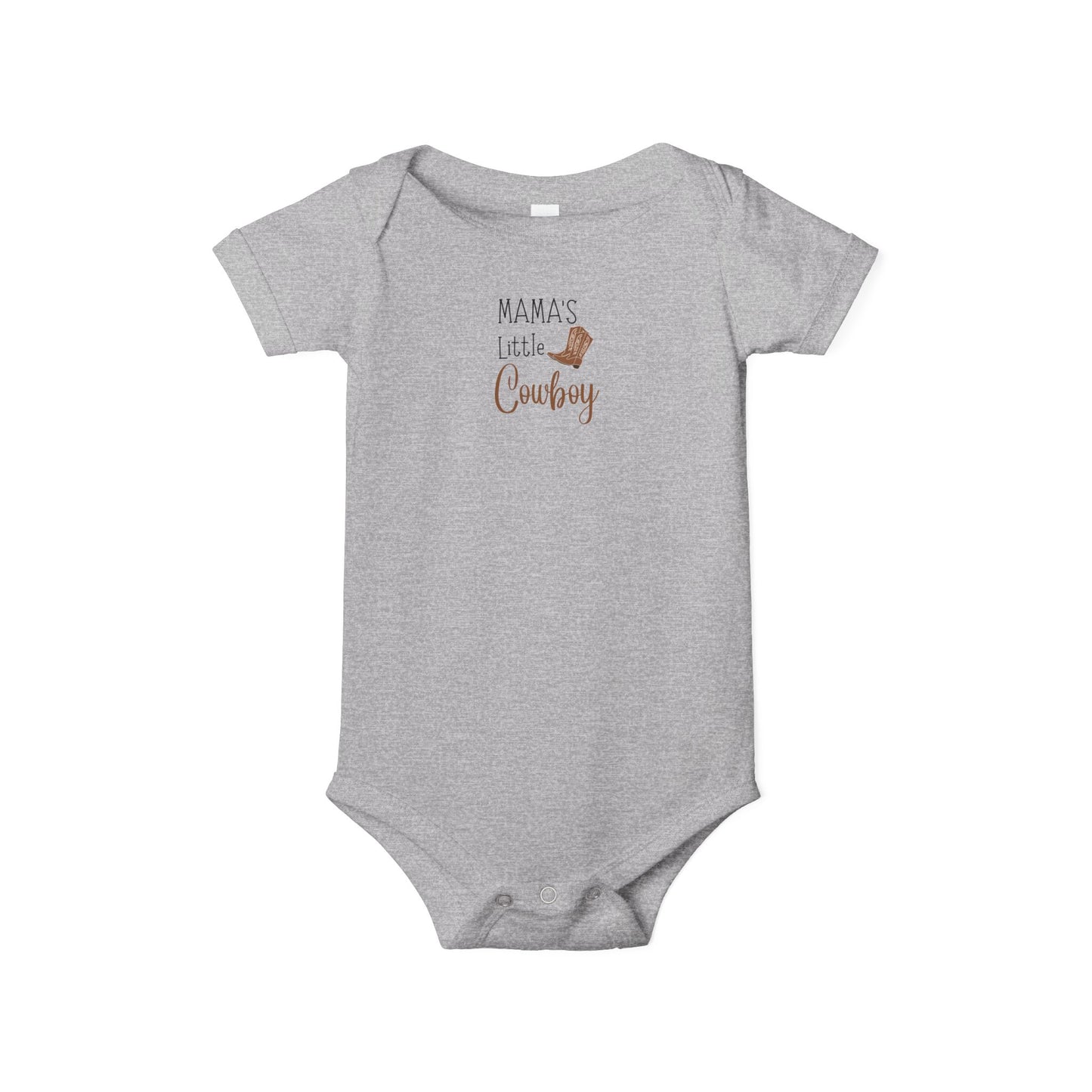 Mama's Little Cowboy Infant One-Piece Bodysuit