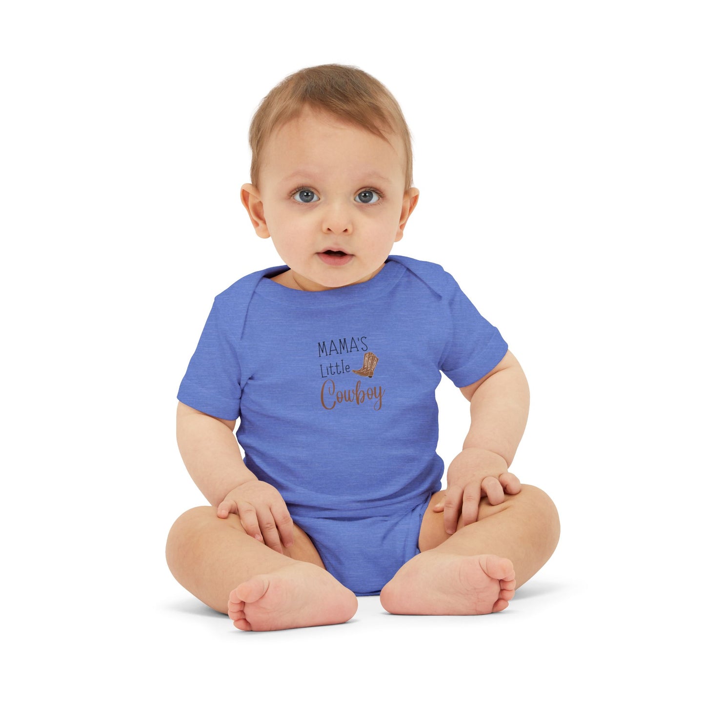 Mama's Little Cowboy Infant One-Piece Bodysuit