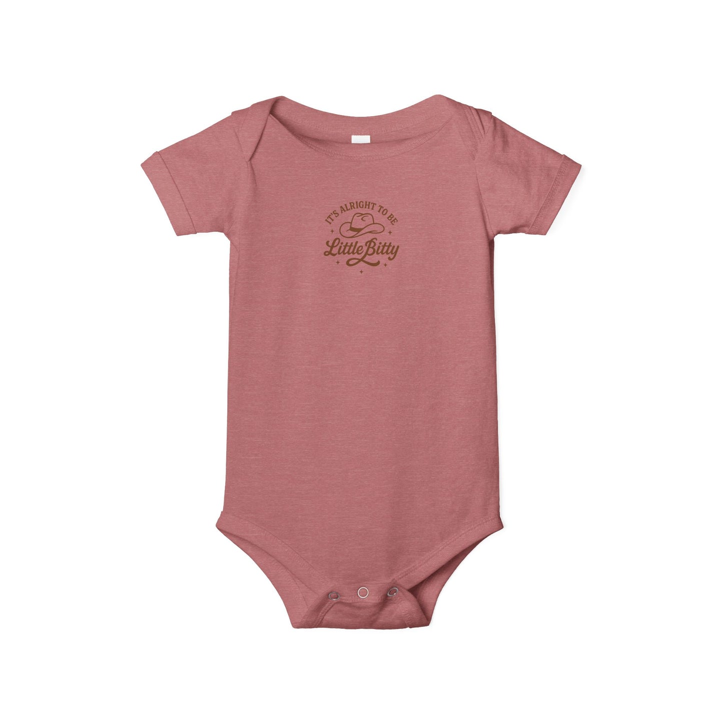 Infant Onesie - "I'm Meant To Be A Little Bitty" Cute Baby Bodysuit, Newborn Shower Gift