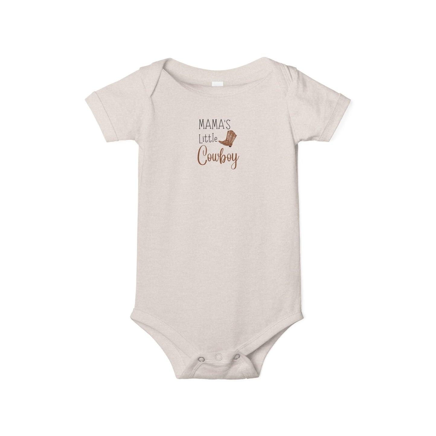 Mama's Little Cowboy Infant One-Piece Bodysuit