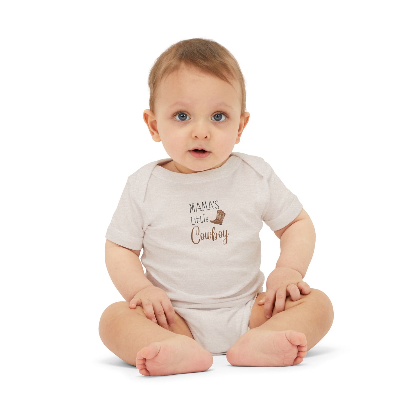 Mama's Little Cowboy Infant One-Piece Bodysuit