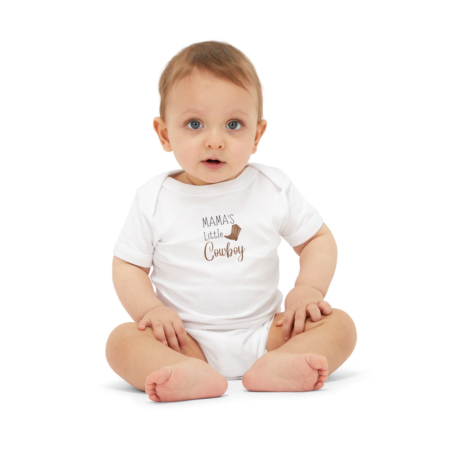 Mama's Little Cowboy Infant One-Piece Bodysuit