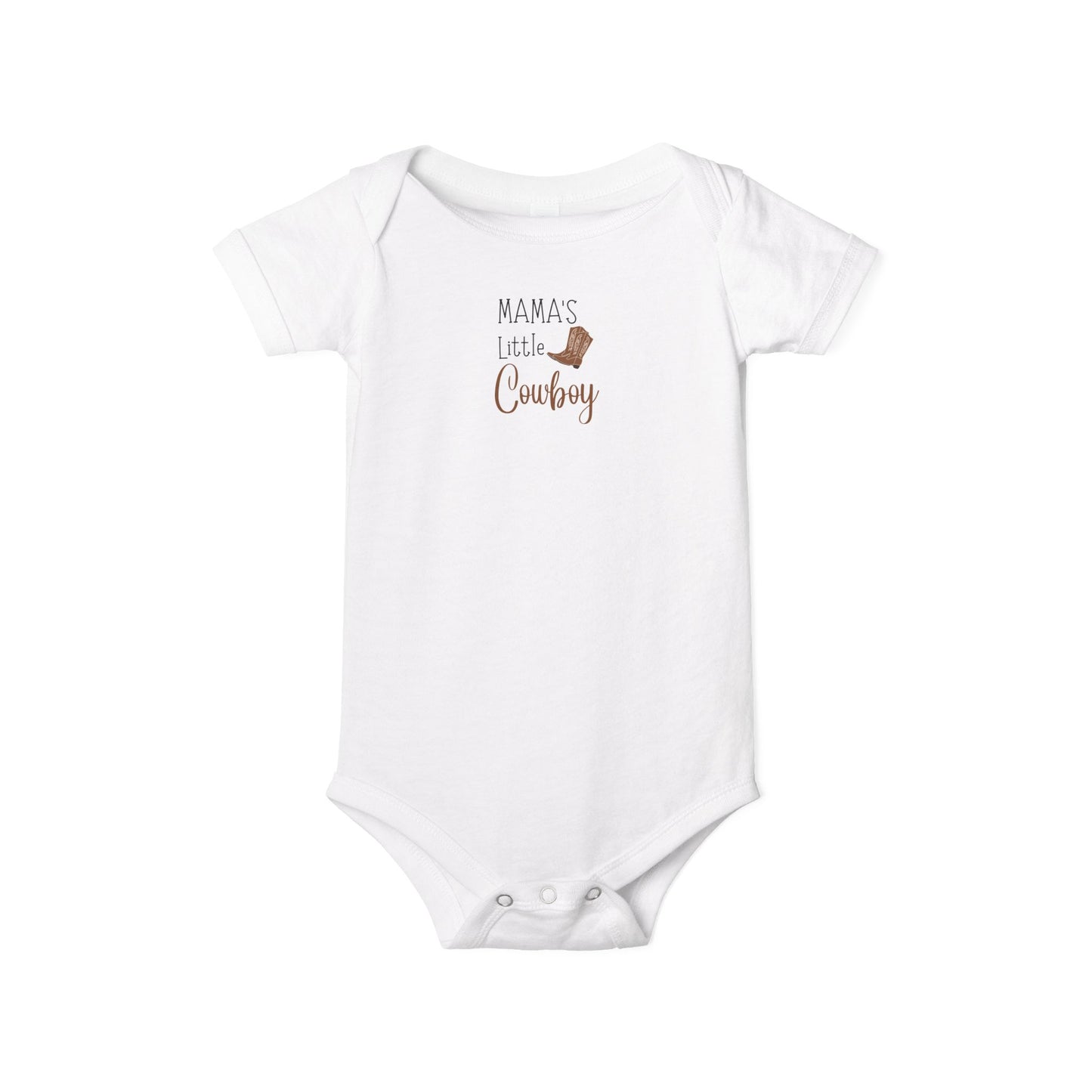 Mama's Little Cowboy Infant One-Piece Bodysuit
