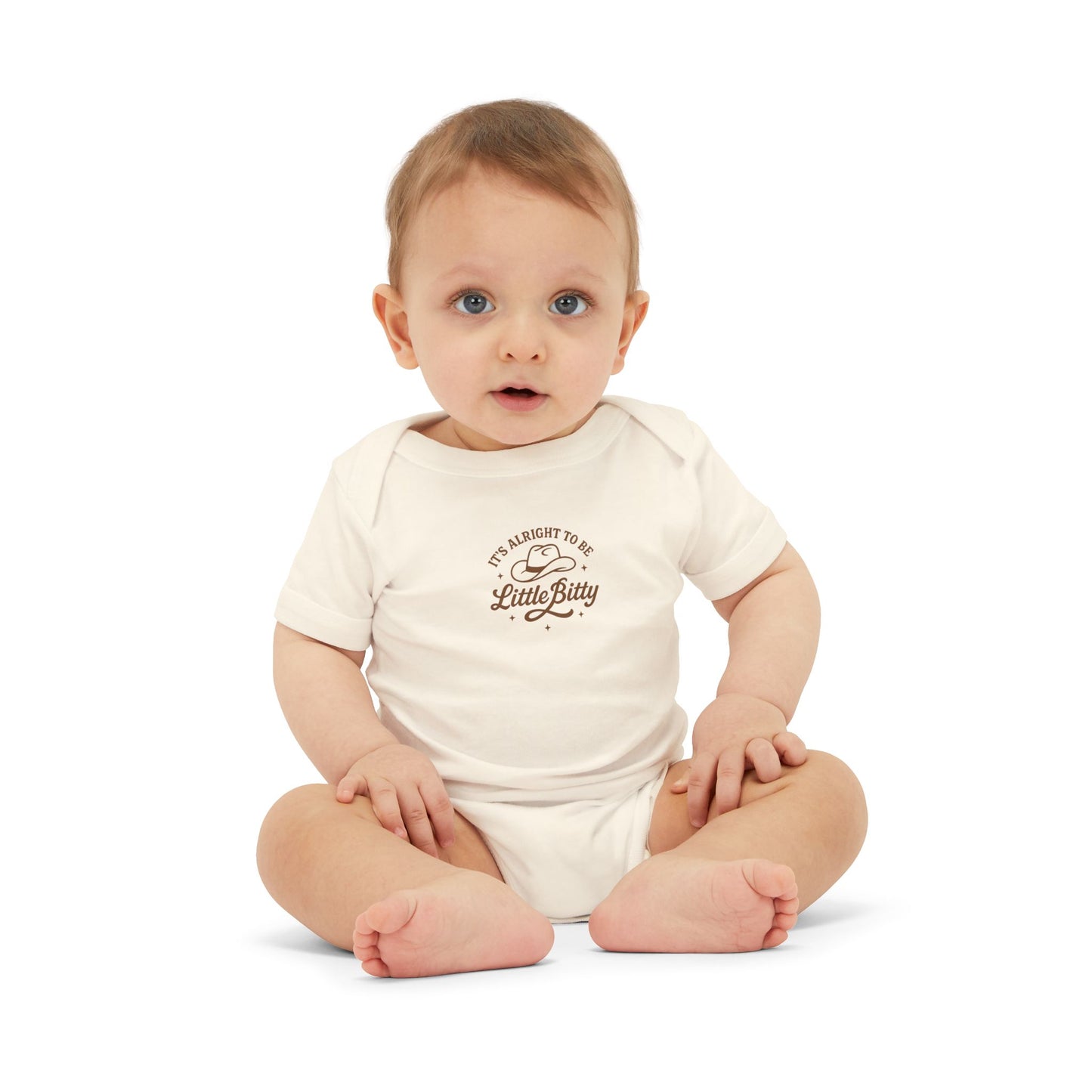Infant Onesie - "I'm Meant To Be A Little Bitty" Cute Baby Bodysuit, Newborn Shower Gift