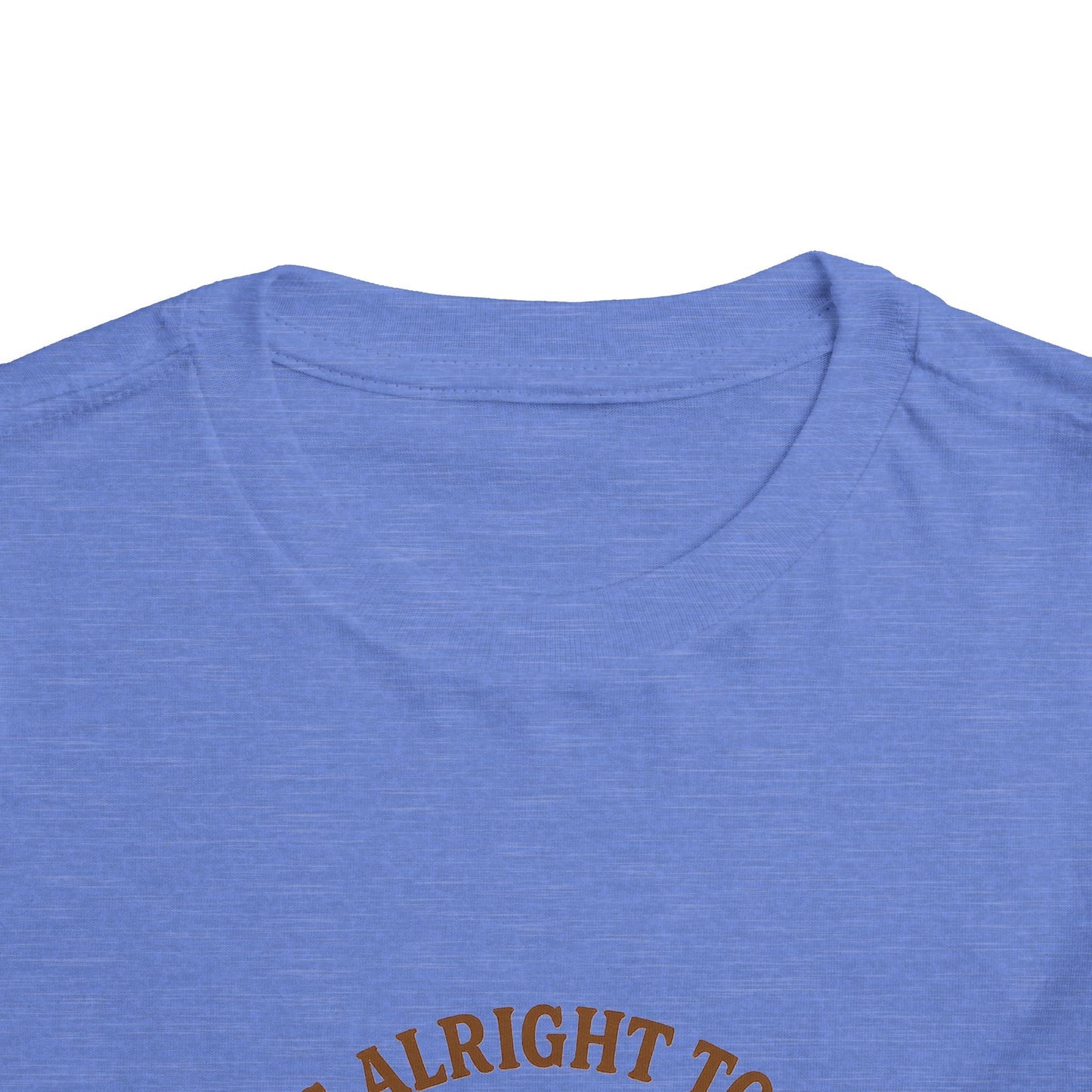 Toddler Tee — "It's Alright to Be Little Bitty" Cowboy Graphic
