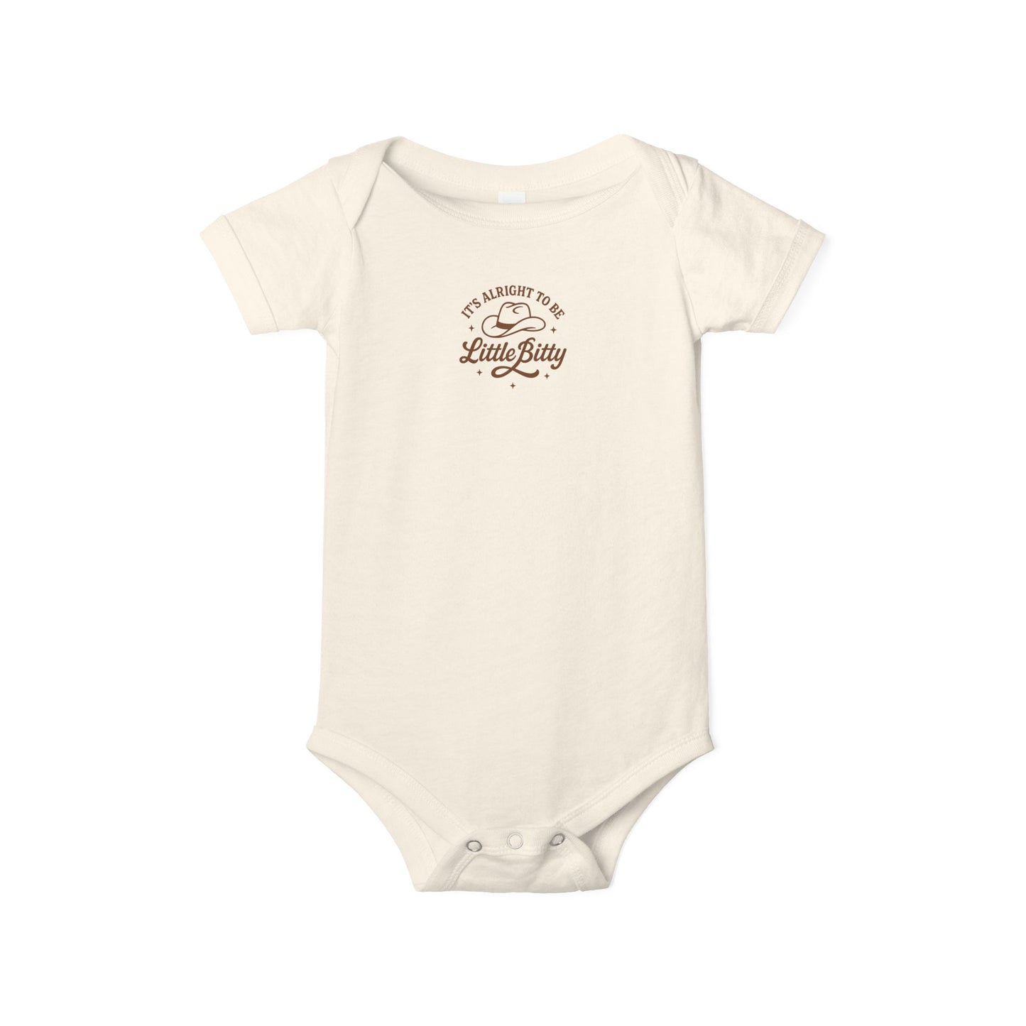 Infant Onesie - "I'm Meant To Be A Little Bitty" Cute Baby Bodysuit, Newborn Shower Gift