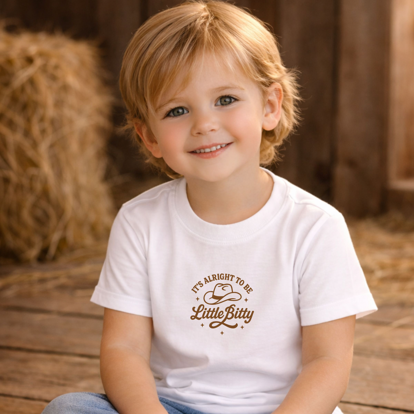 Toddler Tee — "It's Alright to Be Little Bitty"